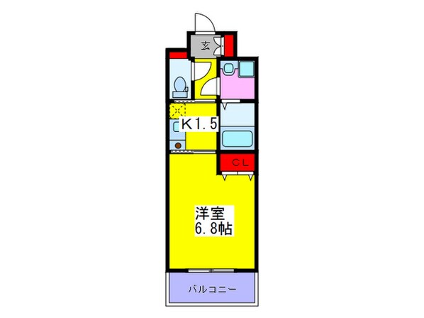 ラクラス高殿の物件間取画像